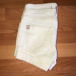 Urban Outfitters Shortie white denim shorts